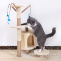 Cat Tree Tower com várias plataformas com brinquedos para gatos